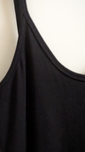 Gap einfarbig schwarz lang figurbetont Stretch Spaghettiträger Maxikleid Petite Small neu mit Etikett - Bild 4 von 7