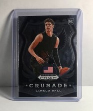 LaMelo Ball 2020-21 Prizm Draft Picks Rookie Crusade Base #83 Rookie Card RC