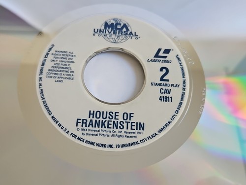 House of Frankenstein / House of Dracula Doble Laserdisc LD 41911 Halloween EX - Picture 13 of 14