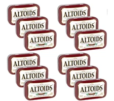 ALTOIDS Cinnamon Mints - 1.76 oz Tins (12 Packs)