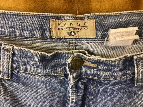 VTG! FARGO Mining & Supply Co. Men's Carpenter Jeans Size 34 X 34 Relaxed Fit - Picture 2 of 10
