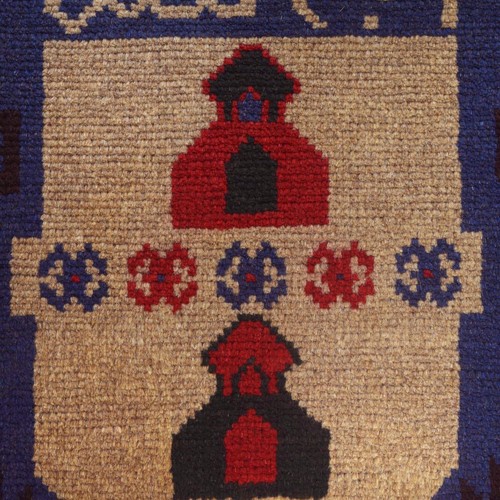 Artistry Handmade 100% Wool Tribal Afghan Area Knotted Rug 2'10"x4'7" ft -B16209 - Picture 4 of 8