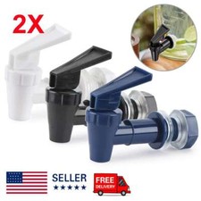 2 Water Spigot Tap Beverage Dispenser Jug Cooler Spout Bucket Bottle Replacement