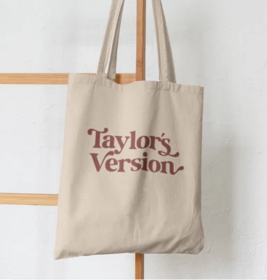 Taylor's Version Tote Bag, Shopping Bag, Taylor Swift, Swiftie