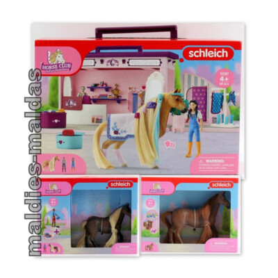 Schleich Horse Club Sofia's Beauties Set 42587 & 42586 & 42582 Pop-Up Boutique &