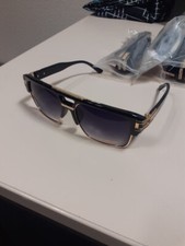 7x sonnenbrille NEU braun verlauf gold bling pilotenbrille herren damen brille