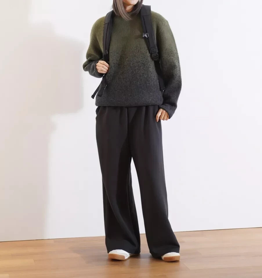 J.W Anderson Uniqlo Souffle Yarn Gradient Crew Neck Sweater