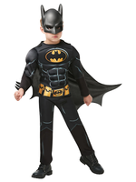 Rubies Batman Kinder Deluxe KostüM Set Schwarz Polyester Komplettanzug