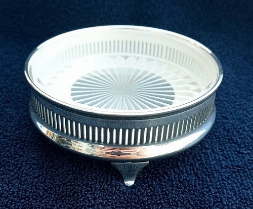 Vintage Mappin & Webb Silver Plated Butter Dish