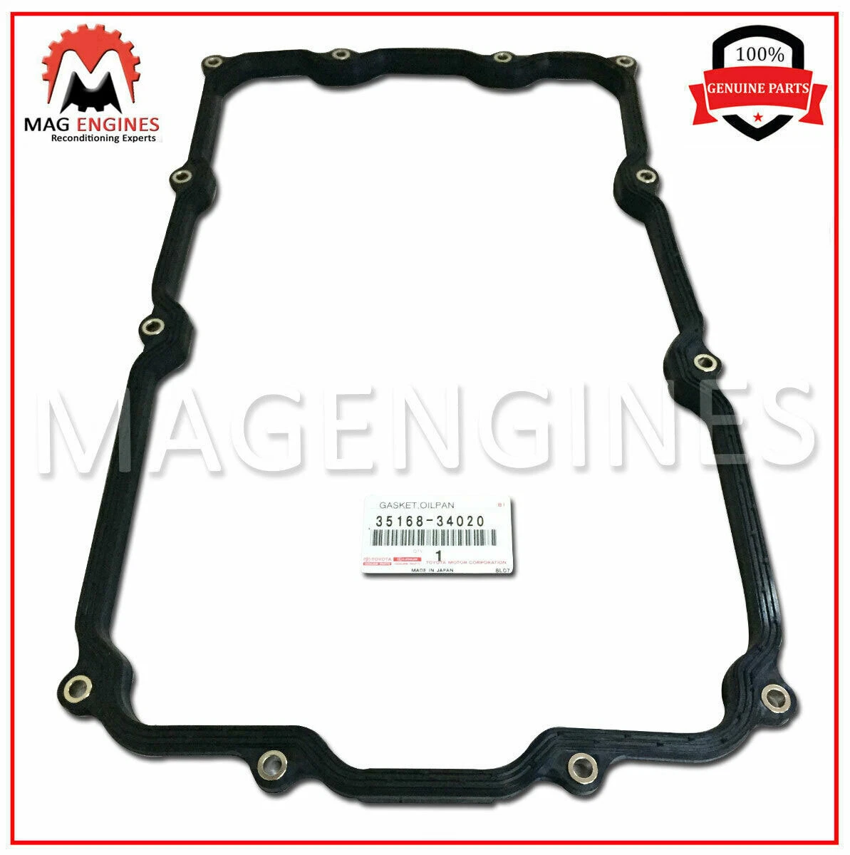 35168-34020 GENUINE OEM TRANSMISSION OIL PAN GASKET V8 5.7L TUNDRA 