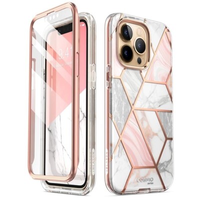 iPhone 13 Pro Max Case (2021) Case with Built-in Screen Protector 