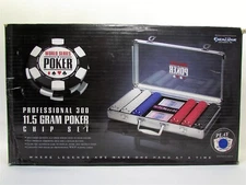 WSOP Professional 300 11.5 gram Poker Chip Set Aluminum Case