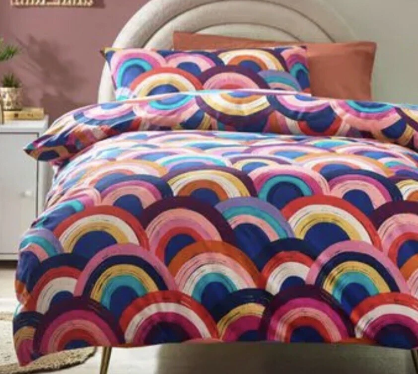 Next Bedding, Single Bedding, Rainbow, Bed Set, Multicoloured Rainbows - Image 2 of 4