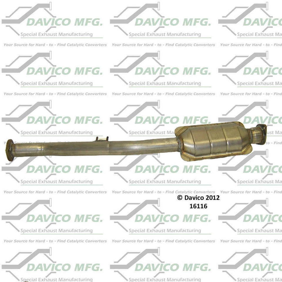 Convertidor catalítico-ajuste exacto Davico 16116 se adapta a 95-98 Toyota T100 3,4 L-V6 Foto 3 de 3
