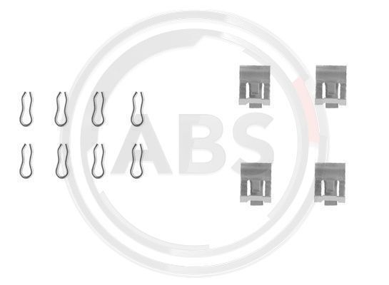 1055Q A.B.S. Accessory Kit, disc brake pad for ABARTH,ALFA ROMEO,AUTOBIANCHI,FIA