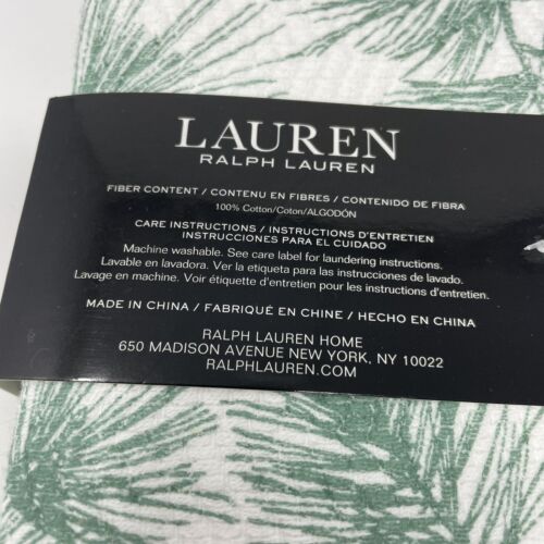Lauren Ralph Lauren Kitchen Towels Christmas Holiday Pine Set of 2 Cotton - Picture 4 of 6