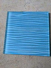 building materials - bath or pool tile -blue glass 128 sq ft