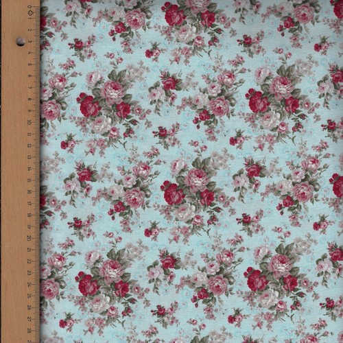 Elizabeth Floral Blenders 100% Cotton Fabric FQ Craft Quilting Patchwork - Picture 5 of 9