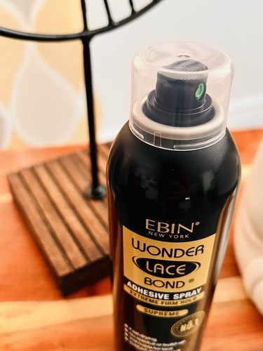 Ebin Wonder Lace Bond Wig Adhesive Spray Extreme Firm Hold 6.08 Oz Waterproof - Picture 3 of 5