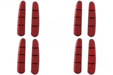 4 Pairs Red Insert Road Brake Pads for Shimano Dura-Ace Ultegra 105, DiscoB Race