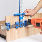 Cabinet Hardware Jig, Punch Locator Drill Guide,Wood Drilling Dowelling Guide fo