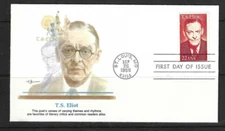 US SC # 2239 T.S. Eliot FDC . Fleetwood Cachet