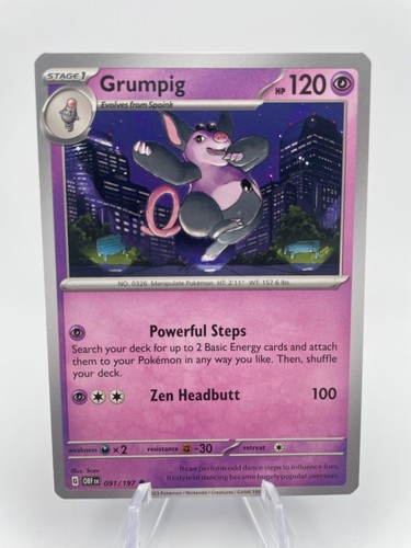 Pokemon Scarlet & Violet Obsidian Flames You Choose Common/Uncommon/Reverse/Holo - Picture 130 of 277