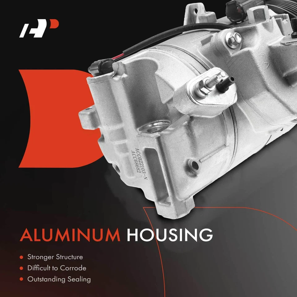 AC Compressor with Clutch for Infiniti Nissan EX35 FX35 2009-2012 G37 2009-2013 - Image 4 of 4