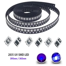 2835 0.5W 0.2W UV Purple Light chip lamps 395nm 365nm SMD Light Emitting Diode