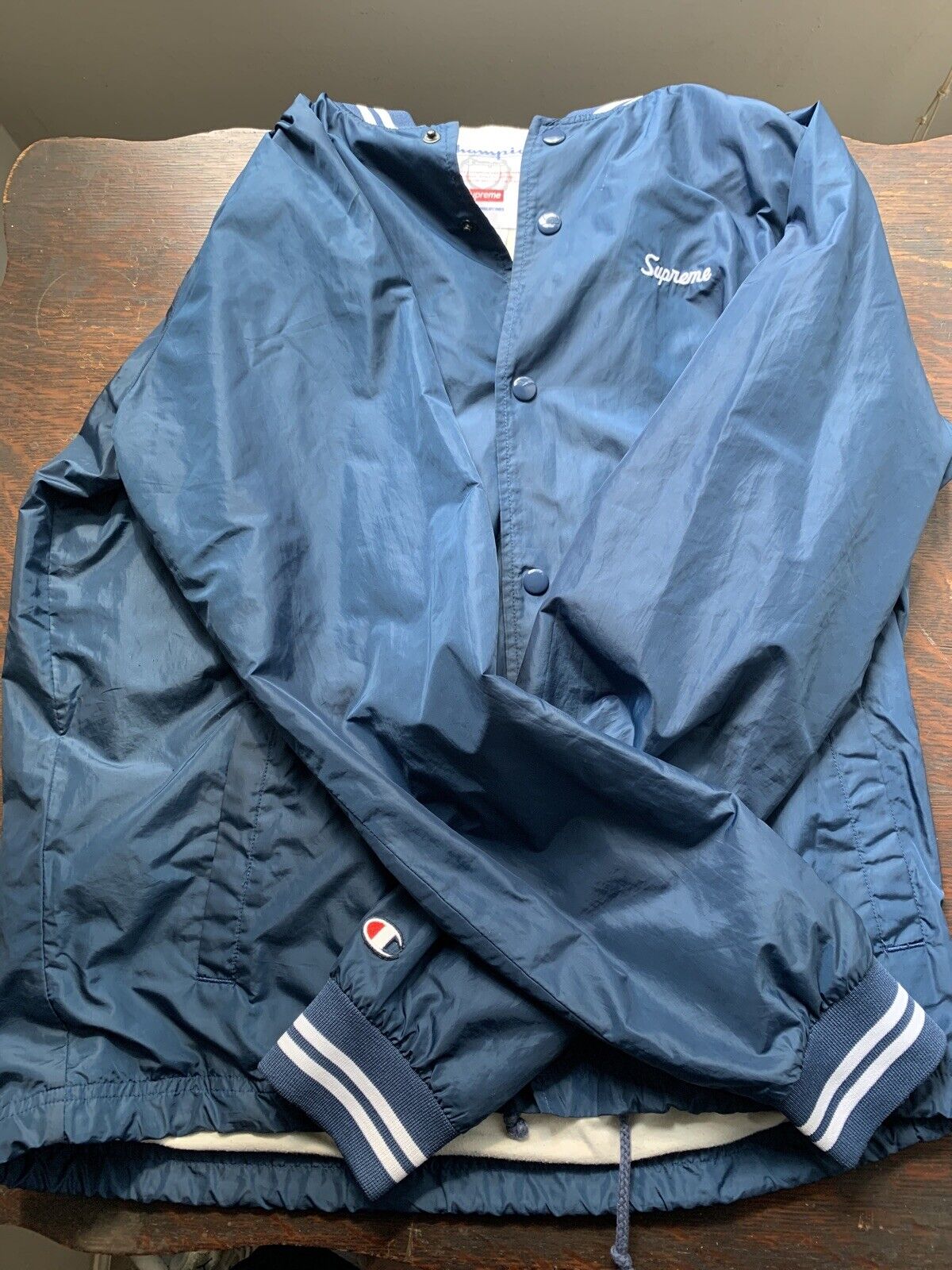 Supreme X Champion Coaches Jacket Size M 2011 - Gem