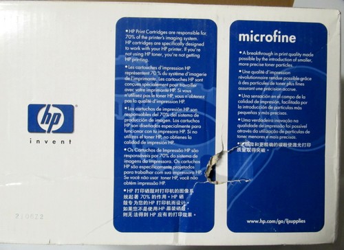 HP Performance 98A (92298A) Black Original LaserJet Toner Cartridge Series 4/5 - 第 2/4 張圖片