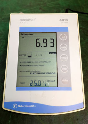 12754 FISHER SCIENTIFIC ACCUMET BASIC PH METER AB15 | eBay