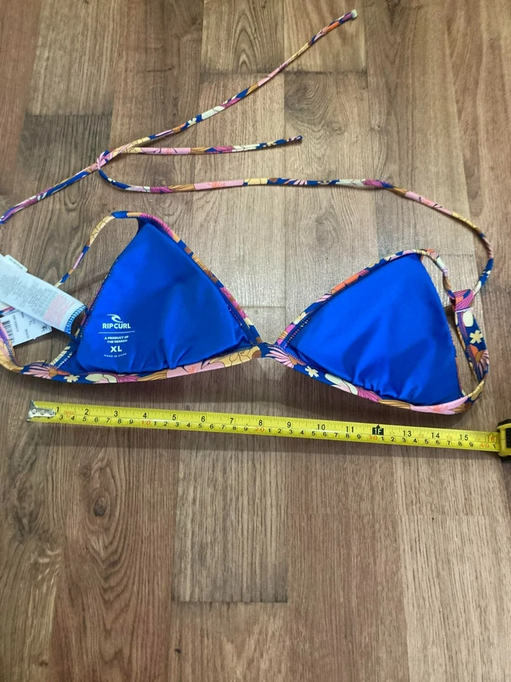 Новый с Ярлыками Rip завиток цветной XL с подкладкой D-чашка бикини верхний крест - Изображение 3 из 4