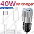 40W Usb C Fast Charger Pd Usb C To Type C Cable Power Adapter For iPhone 15 Pro