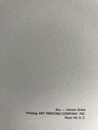 1979 Vernon Grant SANTA REMEMBERS EVERYONE Christmas Card Print 8.5 x 11 Perfect - Picture 3 of 3