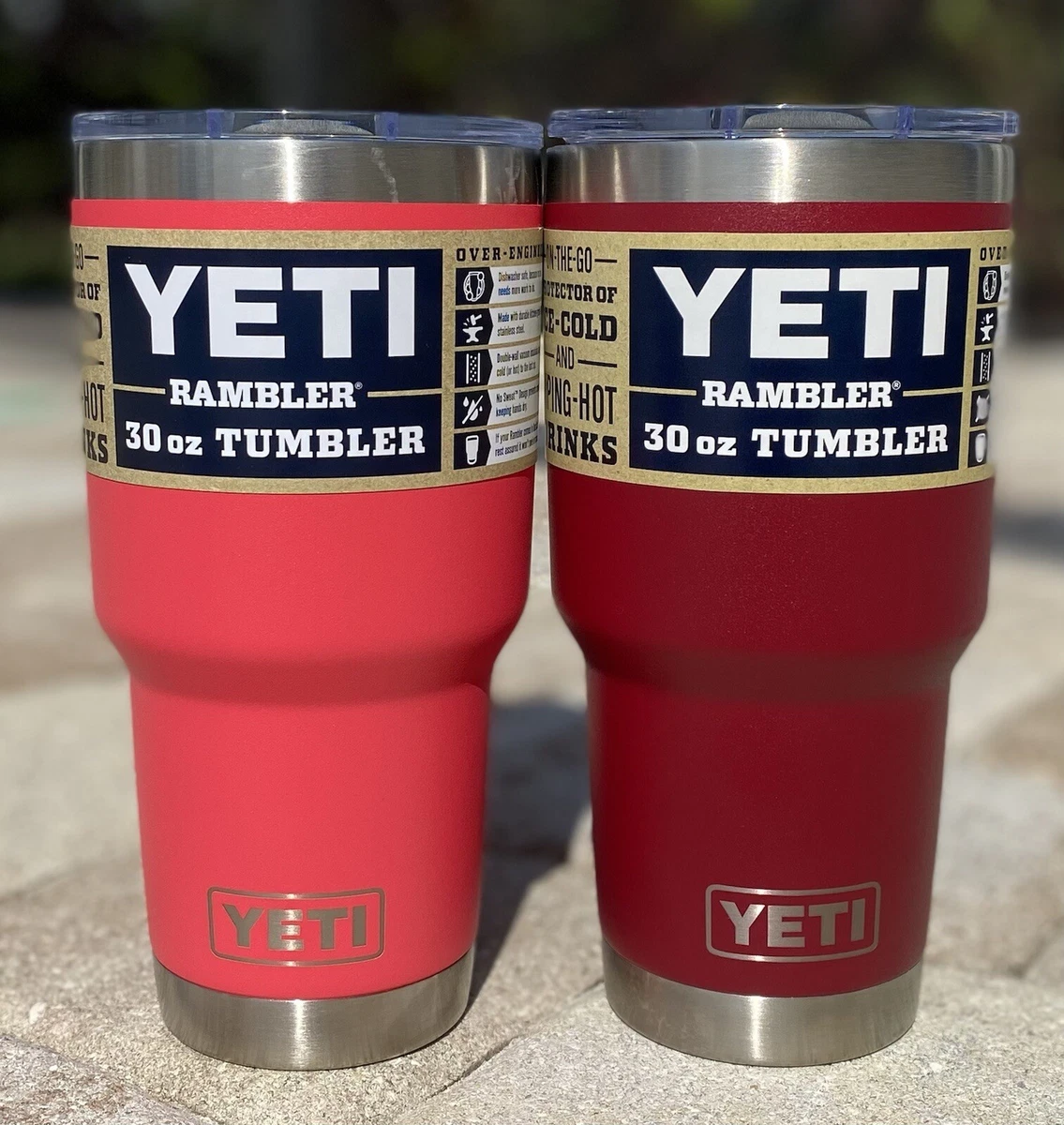 Rambler 30 oz Insulated Tumbler - Rescue Red