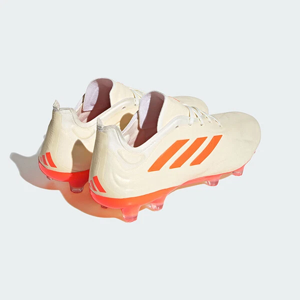 adidas COPA PURE.1 FG HQ8903 Firm Ground Soccer Cleats Beige/Team Solar Orange