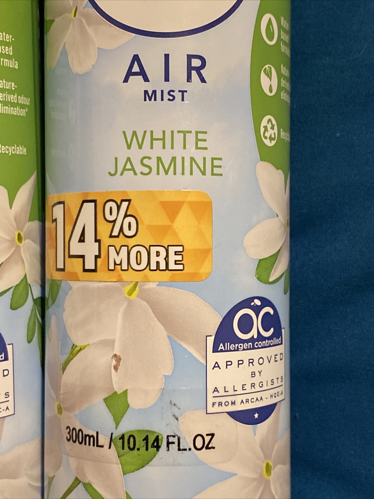 3PK Febreze Air WHITE JASMINE Room Spray Freshener XL Bottles 10.14 oz