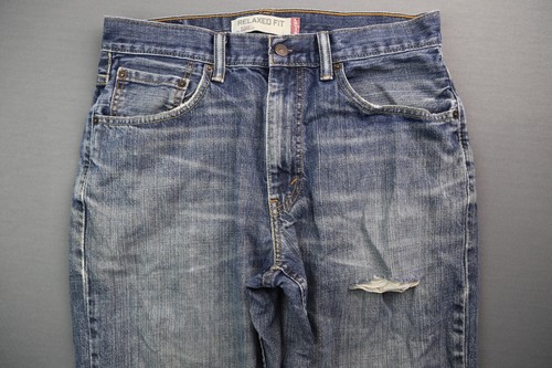 Jeans uomo Levi's 550 vestibilità rilassata effetto invecchiato taglia 32x30 (misura 32x29) - Foto 2 di 7