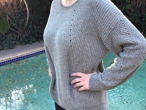 light green sweaters