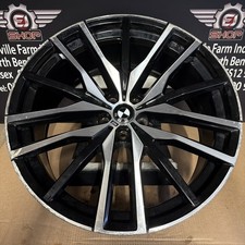 1 X BMW X5 X6 22" 9.5J Is37 Inch Alloy Wheel G05 G06 742M 8090013 CURBED FRONT