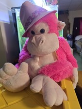 Pink Monkey Stuffed Animal