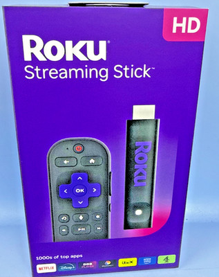Neuer Roku HD TV Streaming Media Player Stick HDMI mit Fernbedienung UK High D