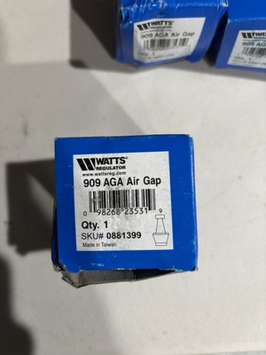 #ad Aga 909 Regulator 0881399 Watts 1 4 to 1 2 Air Gap Pressure Regulator $80.00