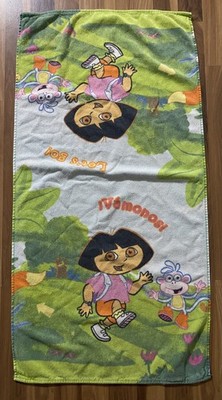 Vintage Dora the Explorer Towel Jay Franco 2002 Kids Bath Beach 2000's Y2K