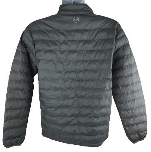 Giubbotto uomo Peter Millar full zip puffer taglia small grigio usato - Foto 2 di 5