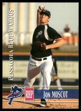 2014 Grandstand Pensacola Blue Wahoos JON MOSCOT RC REDS SANTA MONICA CA