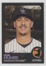 2022 Topps Heritage High Number SP Black Border /50 Dom Nunez #468 2id