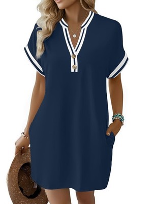 ETCYY NEW Summer Dresses for Women Trendy Casual T Shirt Dress Going Out Sund...