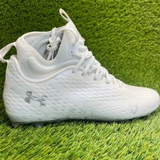 Under Armour Spotlight Lux MC 2.0 Mens Size 10 White Running Football Cleats